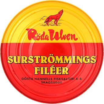 Surstr mming Fillets - Fermented Herring Fillets in Traditional Tin