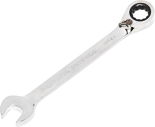 GEARWRENCH Llave combinada de trinquete reversible de 12 puntos, 0.669in - 9617N
