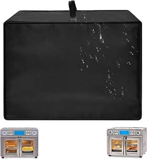 Heavy Duty Air Fryer Oven Cover for Emeril Lagasse Dual Zone 360 25QT French Door, Heat Resistant Dust Proof Protector, Waterproof Appliance Cover Fits 17.73"D x 15.37"W x 13.79"H