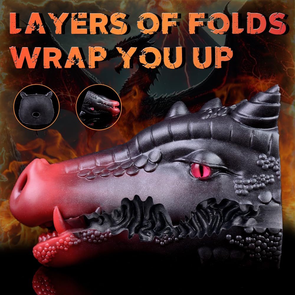 928g Realistische Monster Drachen Masturbator Groß 3D Silikon Tier Vagina Masturbator Cup Männer Solo Taschenmuschi Erotik Fantasy Sex Spielzeug