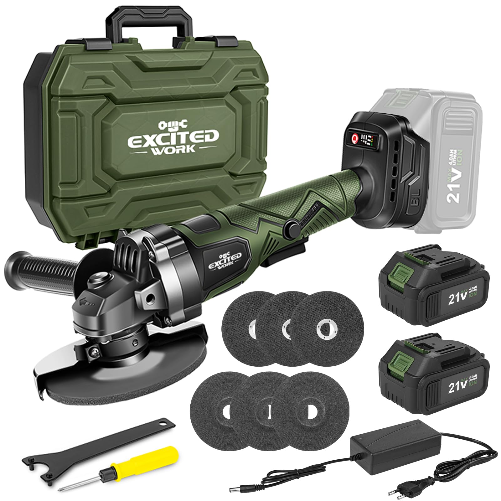 Excited Wrok Angle Grinder 1