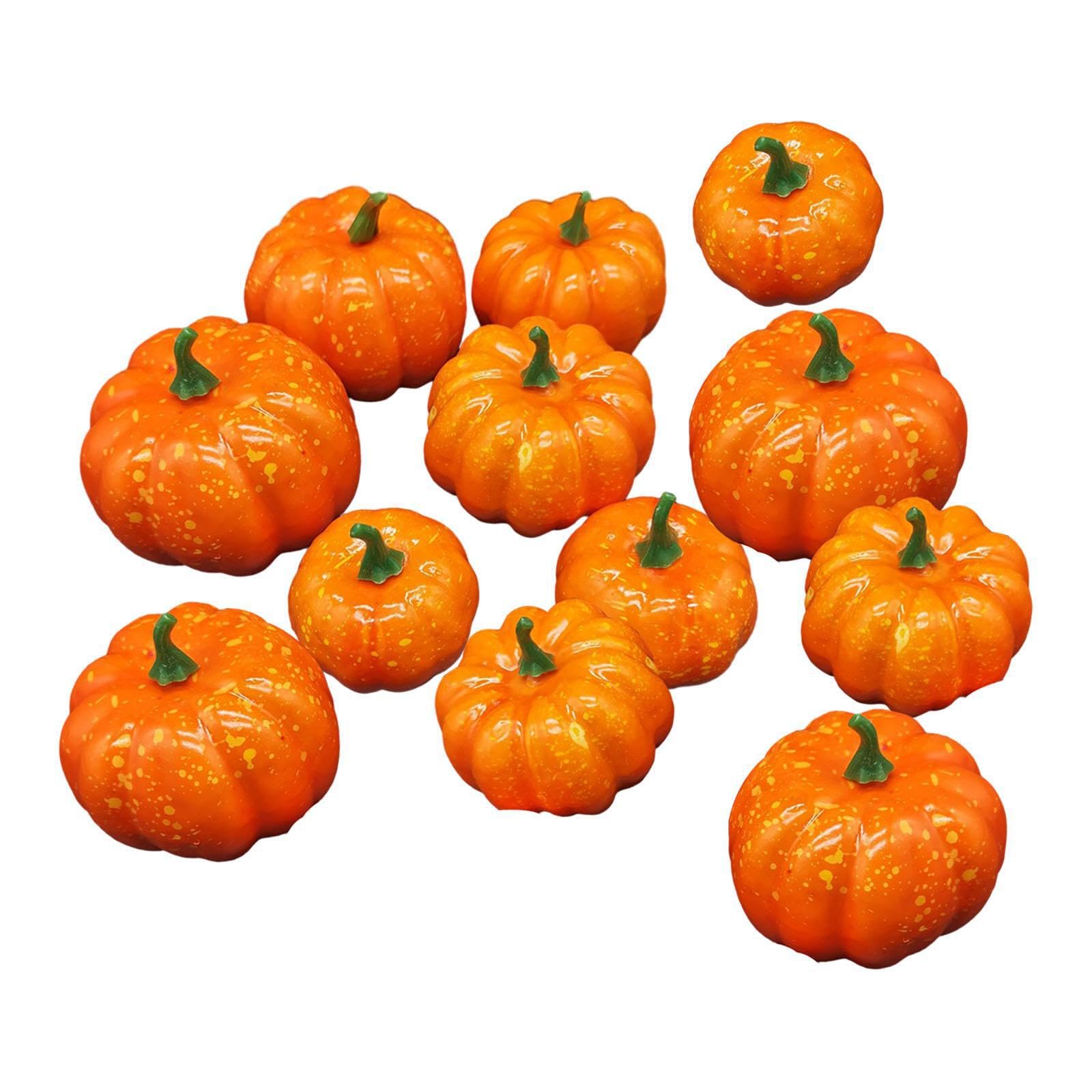 KIXZSAZ Lifelike Shape Pumpkin Props Festive Party Supplies During Halloween And Thanksgiving Classical Shape Very Fit For Restaurant Halloween Pumpkins Gourds Decoration