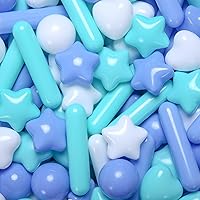 Vista 1 de Bolas para piscina de bolas STARBOLO para niños pequeños - Bolas de piscina de macaron a prueba de aplastamiento de plástico para niños pequeños