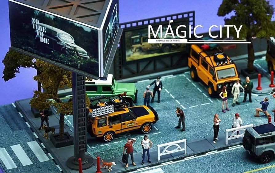 Magic　City　1／64ジオラマ　３個セット MAGIC CITY ジオラマ GT0003 マカオグランプリ ギアサーキット 4