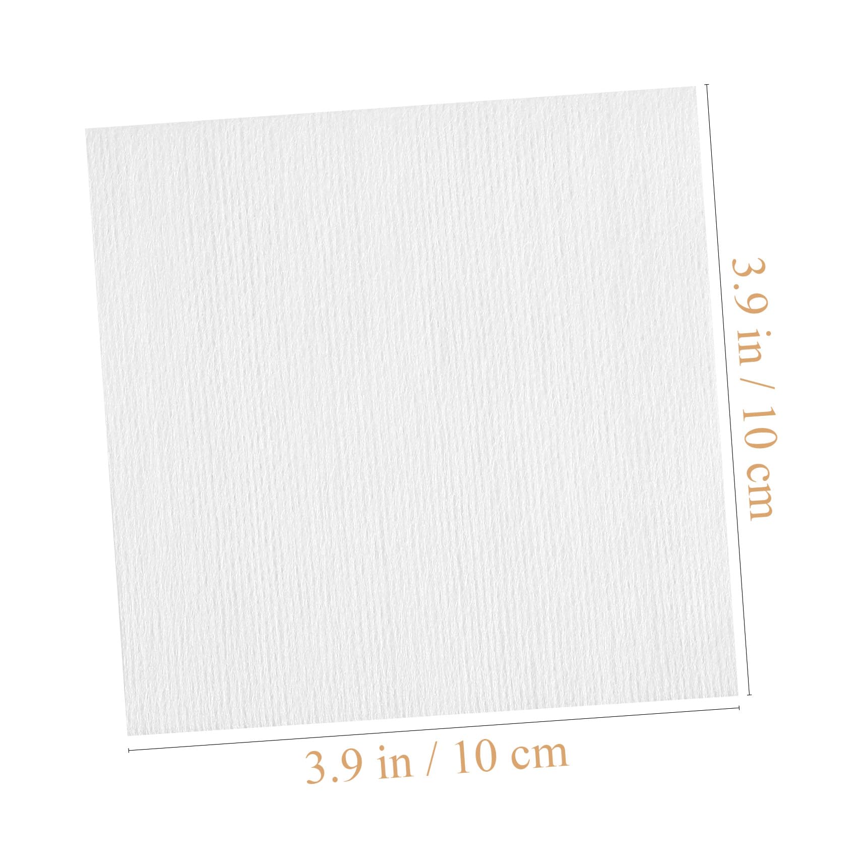Homoyoyo 400 Stück Einweg Abschminkpads Reinigungspads aus Weichem Vliesstoff 10x10cm für Gesichtsreinigung und Make Up Entfernung