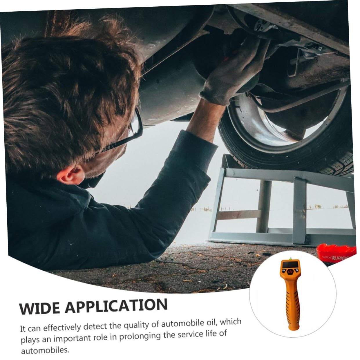 Gatuida Analizador De Calidad De De Motor Para Automóviles Con Batería Detector De De Coche Portátil y Práctico Herramienta De De Lubricantes Fácil De Usar y