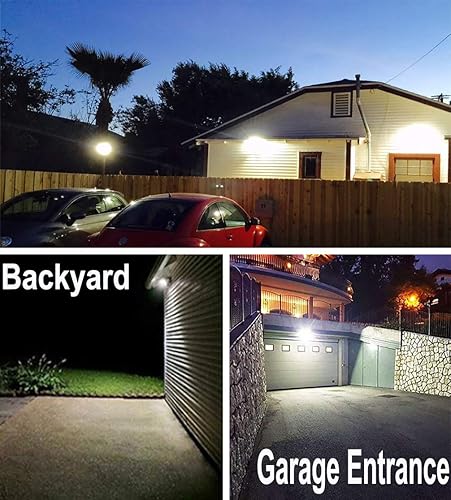 Miniatura 7 de Luces de inundación LED con sensor de movimiento de 20 W para exteriores, lámpara de inducción PIR, luz inteligente, 6000 K, blanco frío,