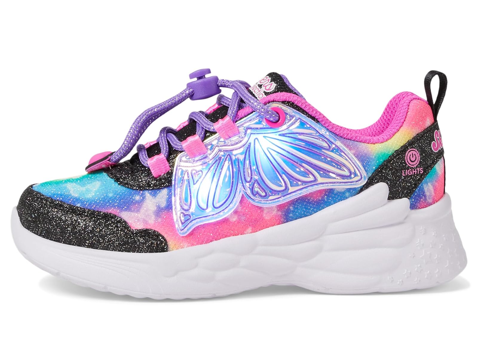 Girl's SKECHERS KIDS Dream Racer - Wing Brites 303055L (Little Kid/Big Kid) - Picture 5 of 12