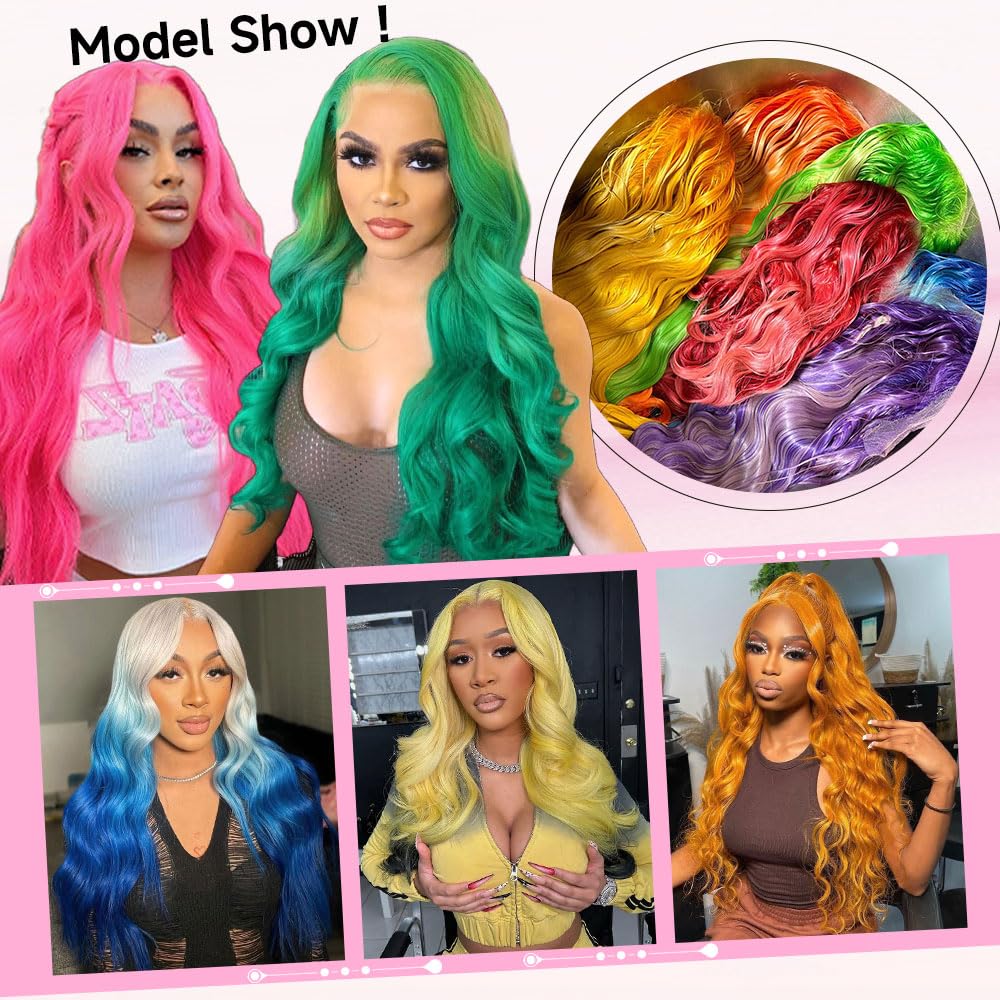 Human Hair Lace Front Wig with 13x6 HD Lace, Body Wave, 250 Density