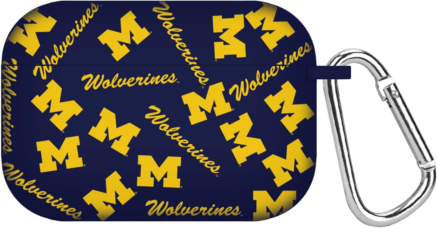AFFINITY BANDS Michigan Wolverines HD Combo Package Compatible with Apple Watch and AirPods Pro (42/44/45/49mm (46mm Series 11) Short Random)