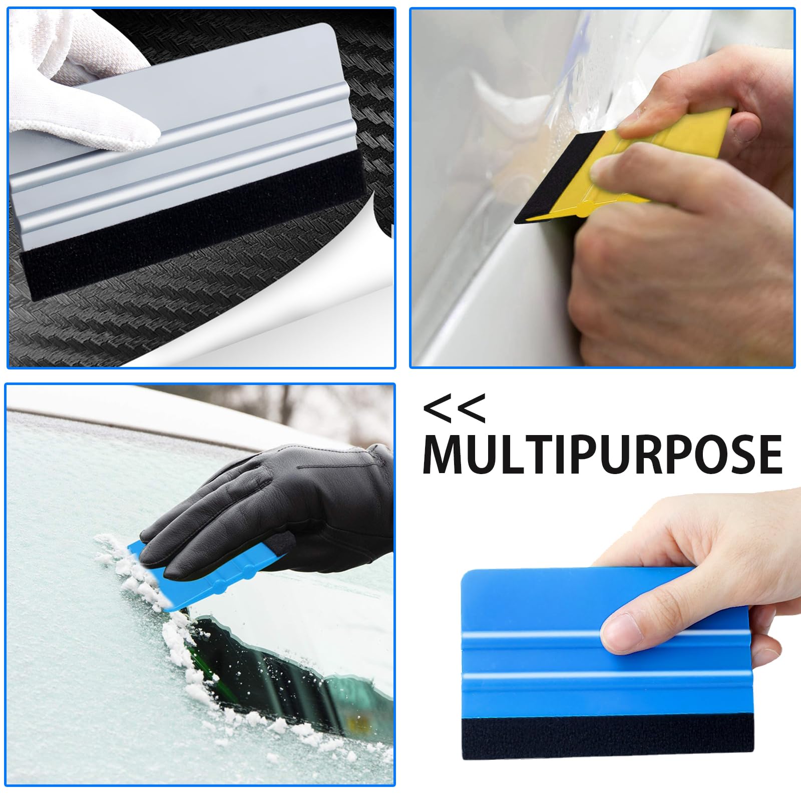Sign Making Squeegee Scratch-free Film Smoother CCyanzi 4inch Vinyl Squeegee Tool Window ...