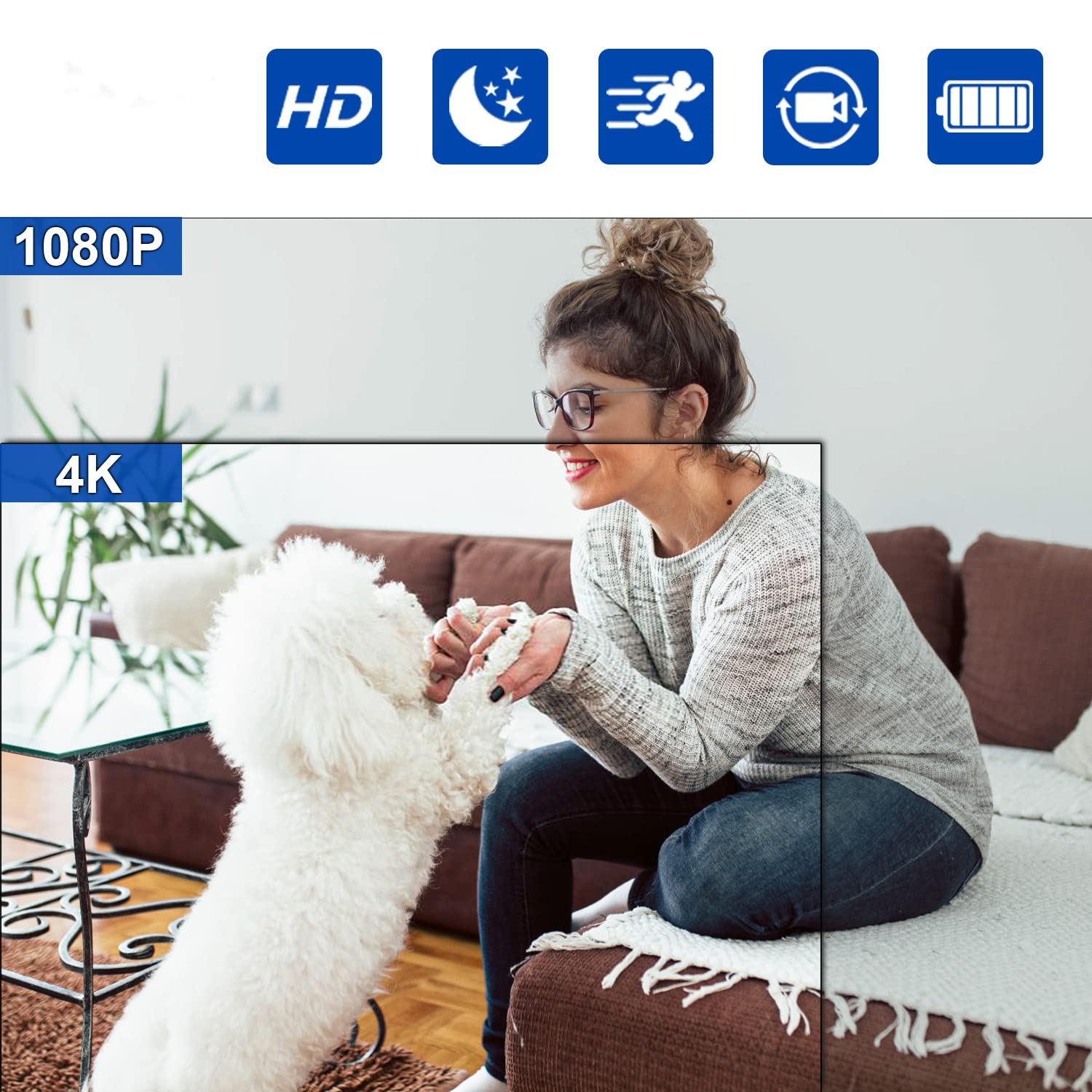 Camera Surveillance WiFi 1080P Motion Detection - Dettaglio