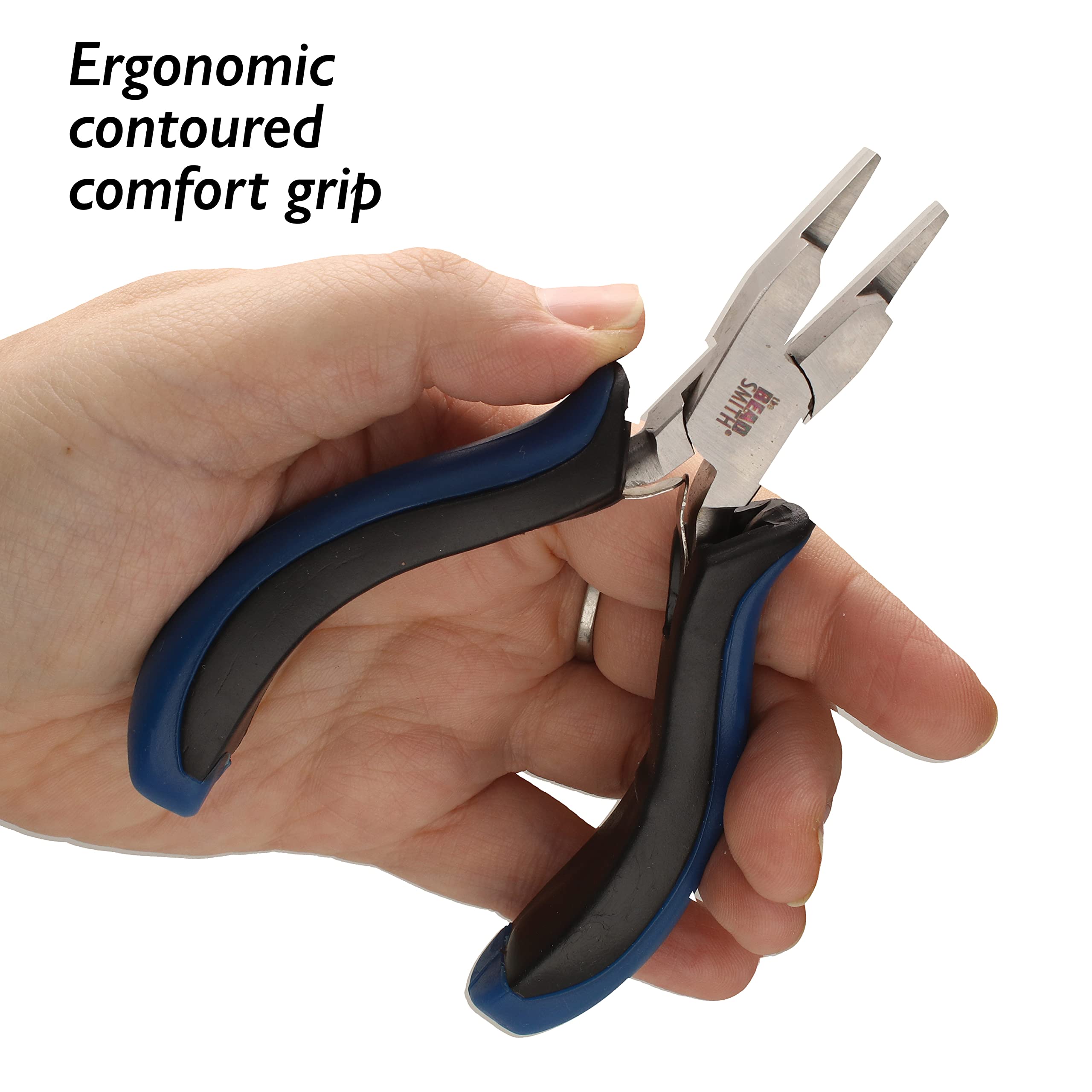 The Beadsmith WrapMaker Zange – ergonomischer Griff, 127 mm – hält das Drahtbündel sicher beim Wickeln – funktioniert auf allen Messgeräten und Formen – biegen, formen, ziehen und positionieren