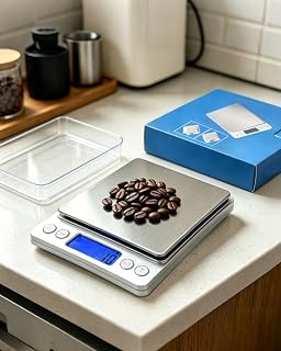 Digital Kitchen Scale, High Precision Scale for Grams Ounces, Compact Kitchen Essential