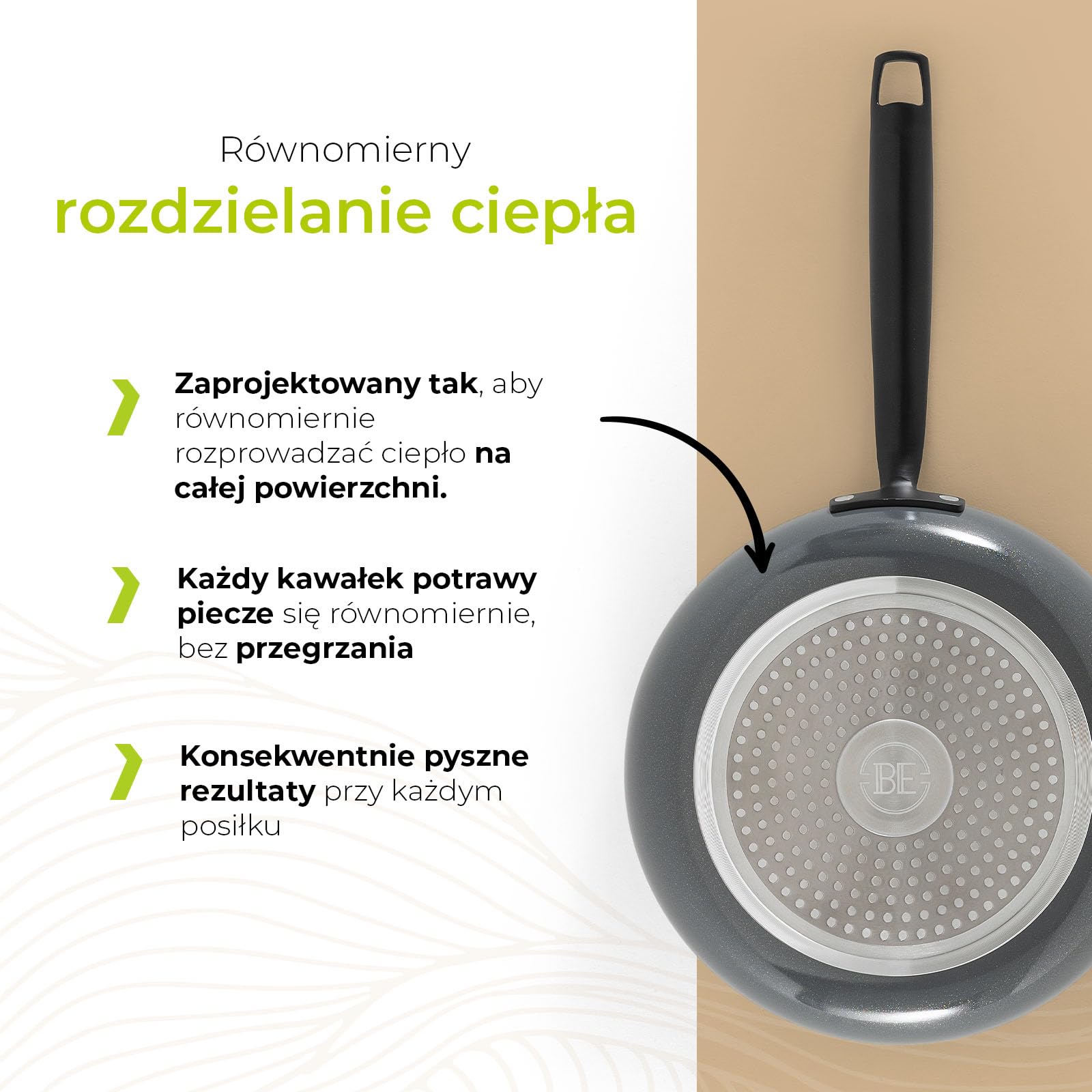 BE Living Essential 5-częściowy zestaw garnków, Ø 20, 24 i 28 cm patelnia do smażenia + Ø 30 cm patelnia do gotowania + Ø 28 cm, zestaw patelni, ceramiczne, bez PFAS, indukcja, szary