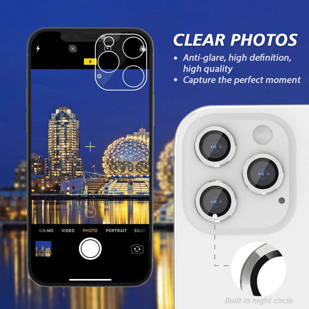 ENKAY HAT PRINCIPE Per Samsung Galaxy A54 5G Lega di Alluminio+Protezione Telecamera in Vetro Temperato Set Cover Anello Telecamera - Argento