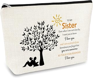 Bolsa de maquillaje para hermanas, regalos in...