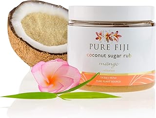 Sponsored Ad - Pure Fiji Coconut Sugar Body Scrub - Body Exfoliator Scrub Natural Origin for Smooths and Softens Skin - Or...