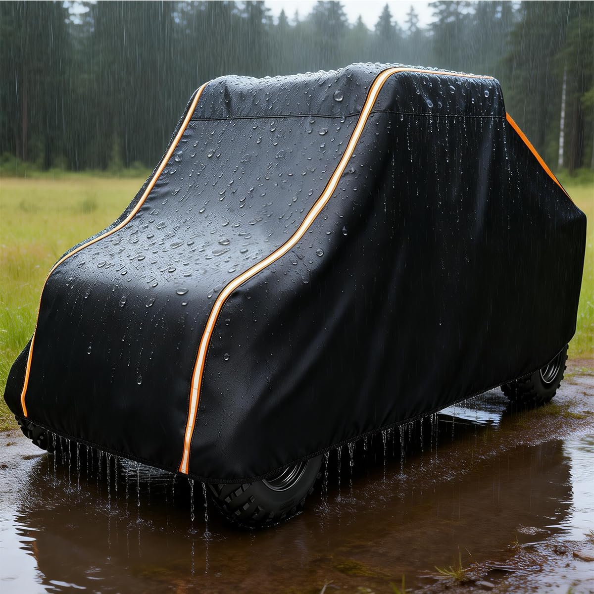 UTV Cover Waterproof Heavy Duty Oxford Cloth All Weather Protection Covers for Polaris RZR Ranger Can-Am Defender Teryx Pioneer Side by Side UTV Accessories, 2-3 Seater