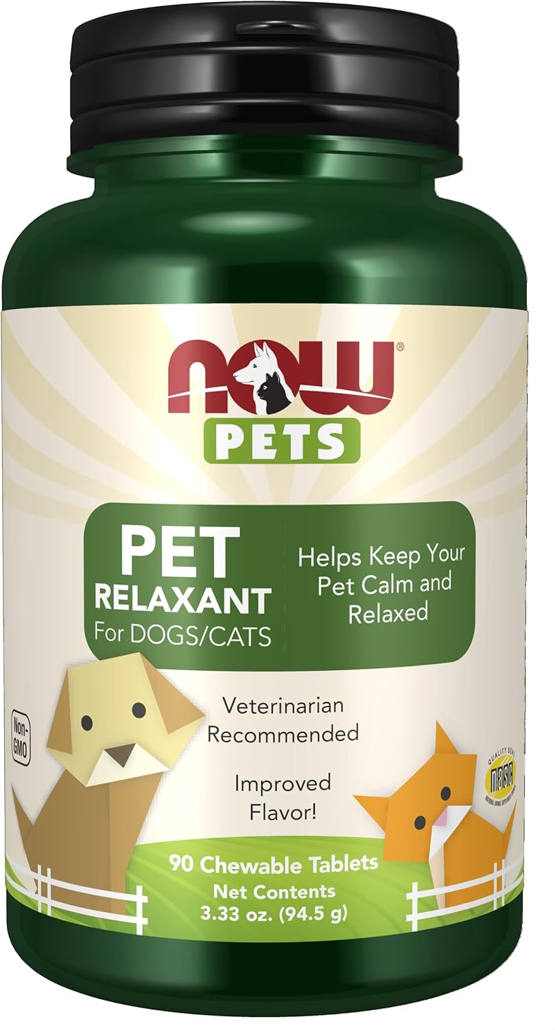 NOW Pet Health, Pet Relaxant Supplement, Formulated for