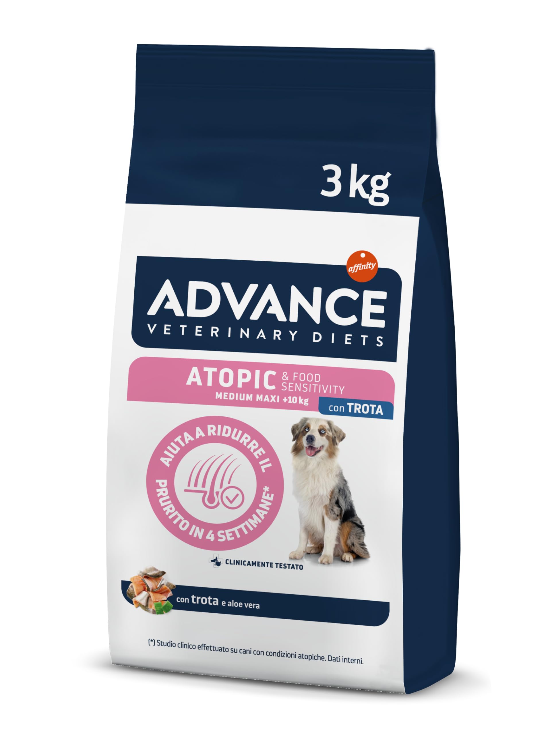 ADVANCE Diets Dog Adult Atopic Medium Maxi Trota 3KG