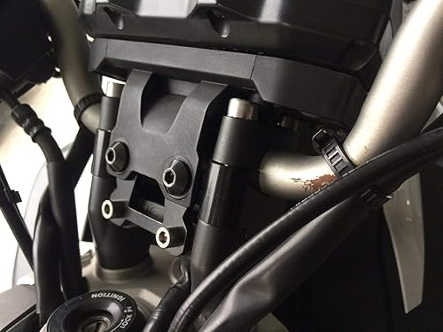 Miniatura 5 de MT07  Elevadores para Manillar de Yamaha MT07 Motocicletas - 0.984 in arriba - Negro