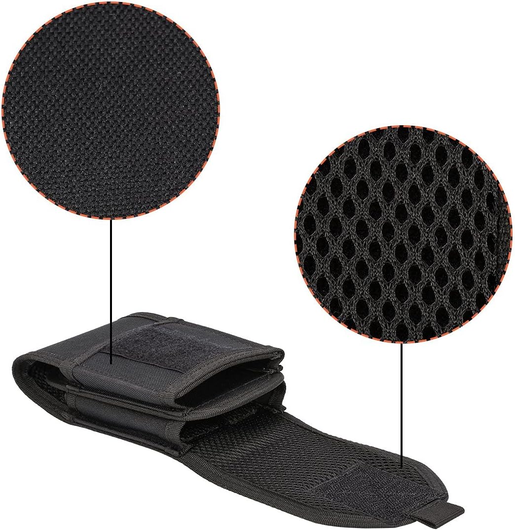 IronSeals Double Capacity Phone Holster, Tactical Molle Belt Pouch with Flag Patch for iPhone 17 Pro Max/16 Pro Max/16Pro/15ProMax/14 Pro Max/13 Pro Max, Samsung S25, Size Large Extra Stiffness - Image 4