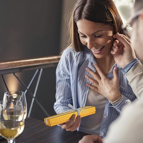 Miniatura 6 de Rocutus Cajas de cartón para collares, cajas de regalo de joyería, caja de regalo, cajas de cartón para almacenamiento y regalo, paquete de 24