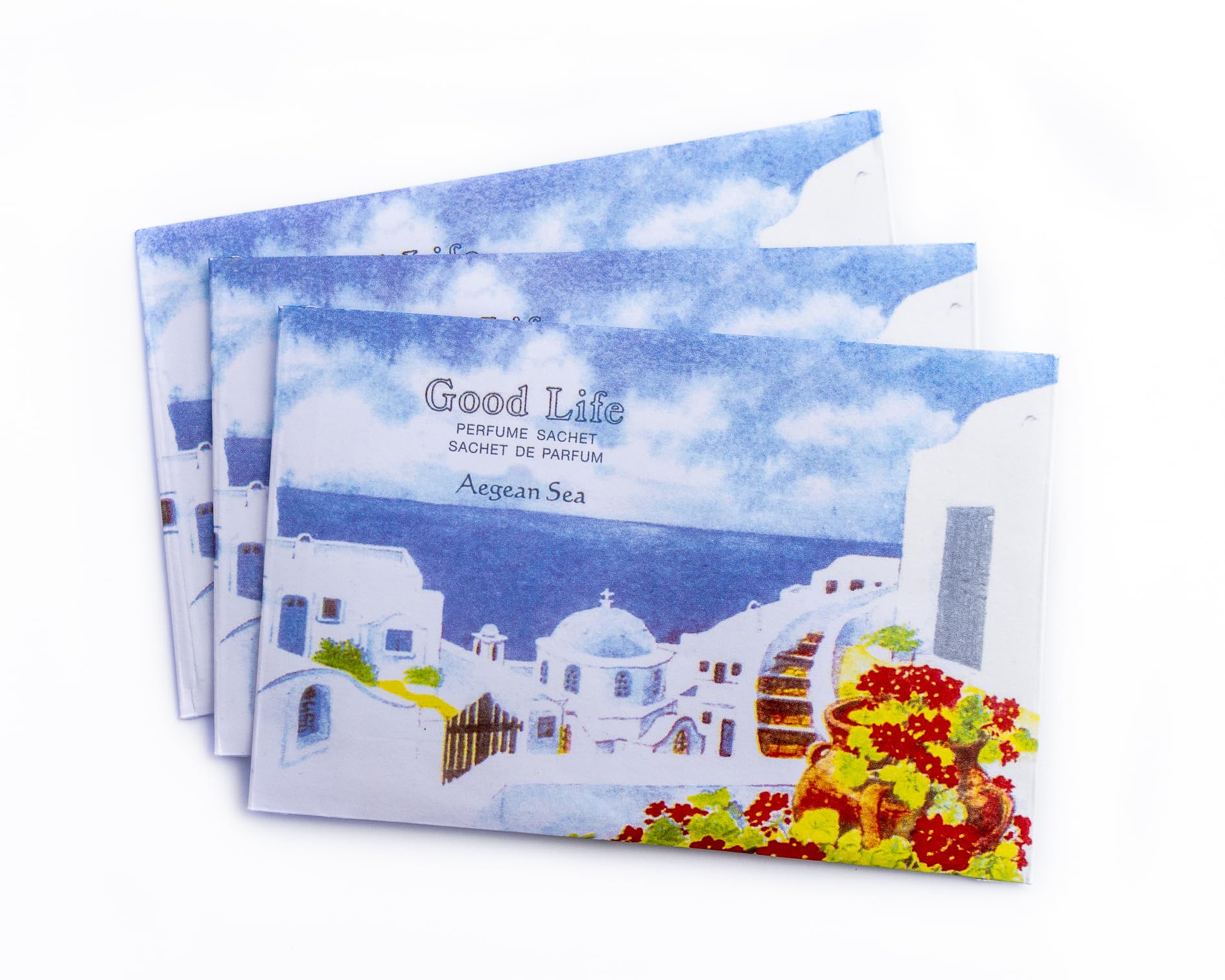 Good Life Ägäisches Meer Schrankduft | Entwickelt in Neuseeland | 12 Duftsäckchen