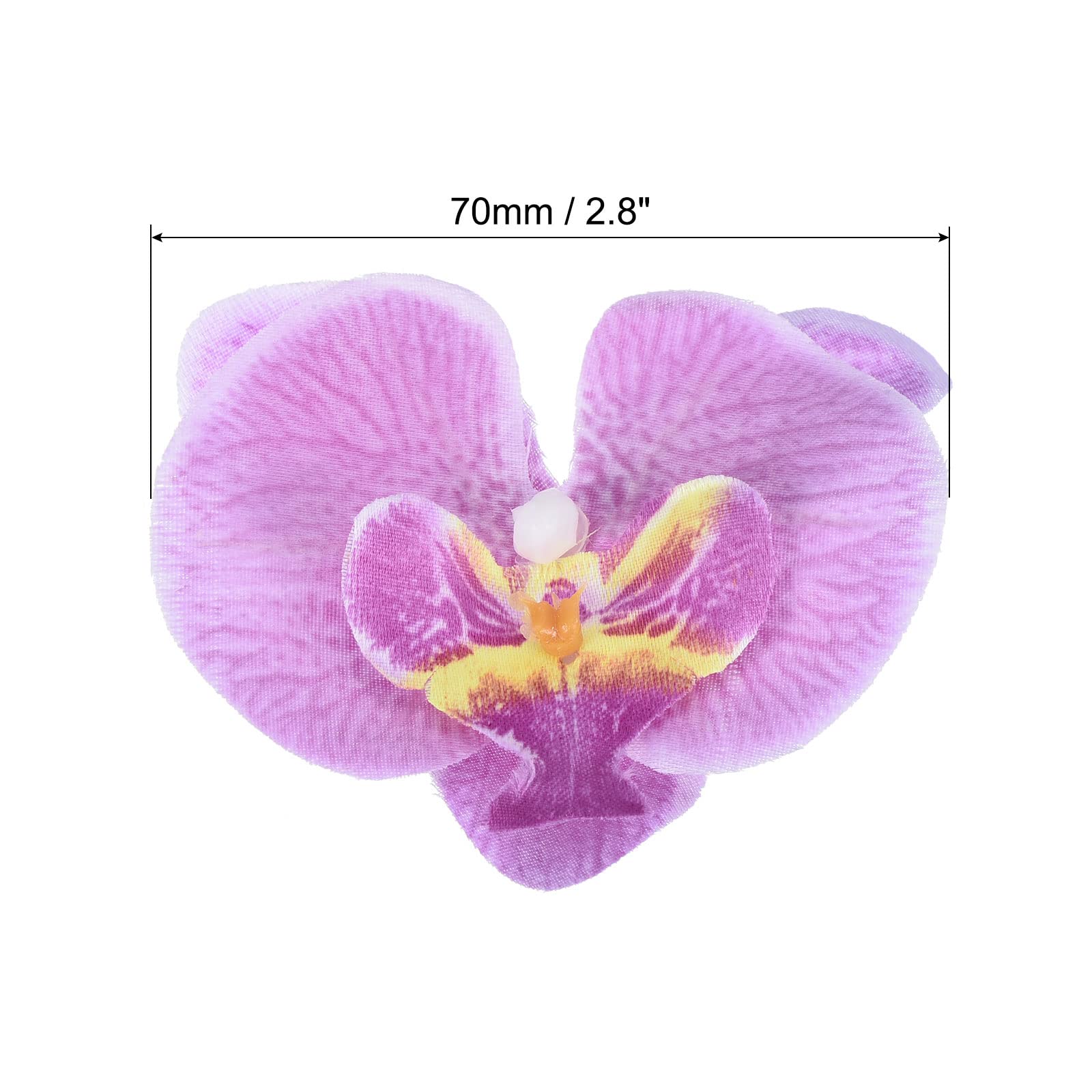 PATIKIL 2.8" Artificial Orchid Flower Heads - Image 2