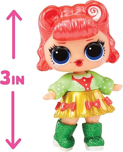 Miniatura 3 de L.O.L. Surprise! Sorpresa navideña! - Belleza para hornear - con muñeca coleccionable, 8 sorpresas, temática navideña, muñecas coleccionables,