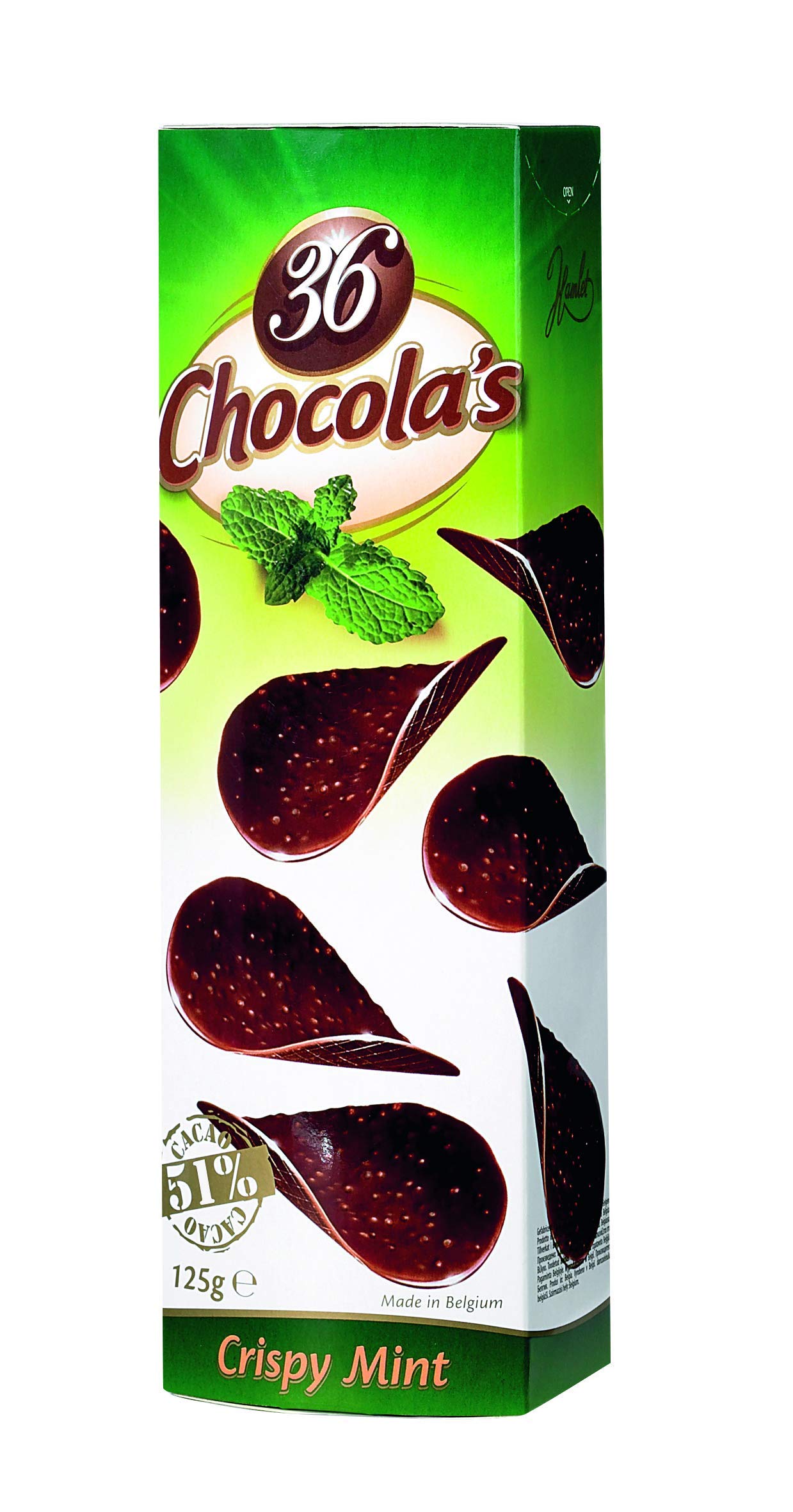 36 CHOCOLAS MINT 125G