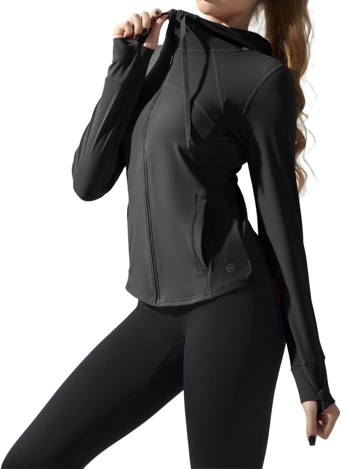 Athelic Zip-up Hoodies for Women and Big Girls (US, Alpha, X-Large, Black)