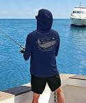 ZITY Men's Sun Protection Hoodie with Mask UPF 50+ UV Long Sleeve Lightweight Moisture Wicking Fishing & Rash Guard Shirts