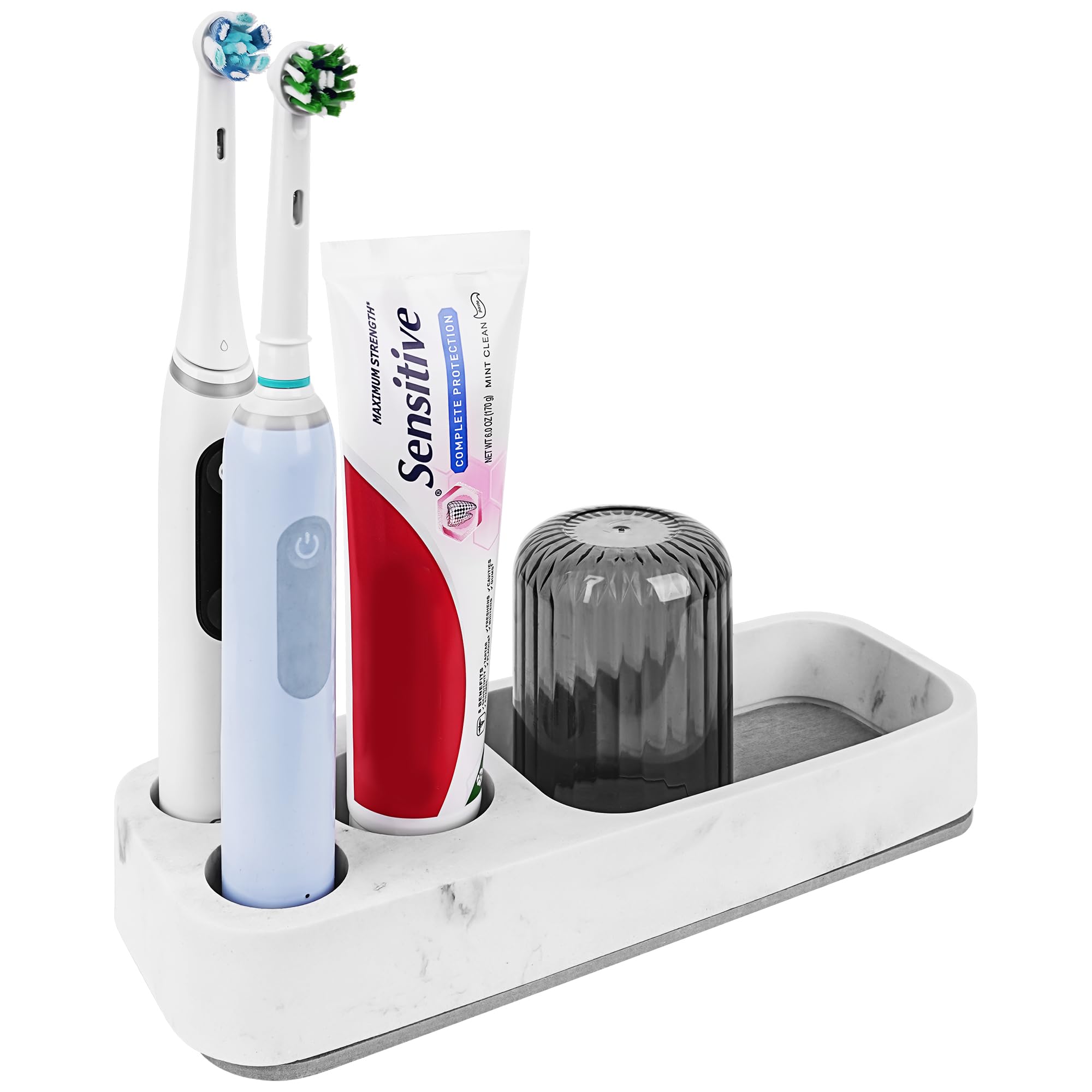 Brosse à dents manuelle et Philip Sonicare support diatomite