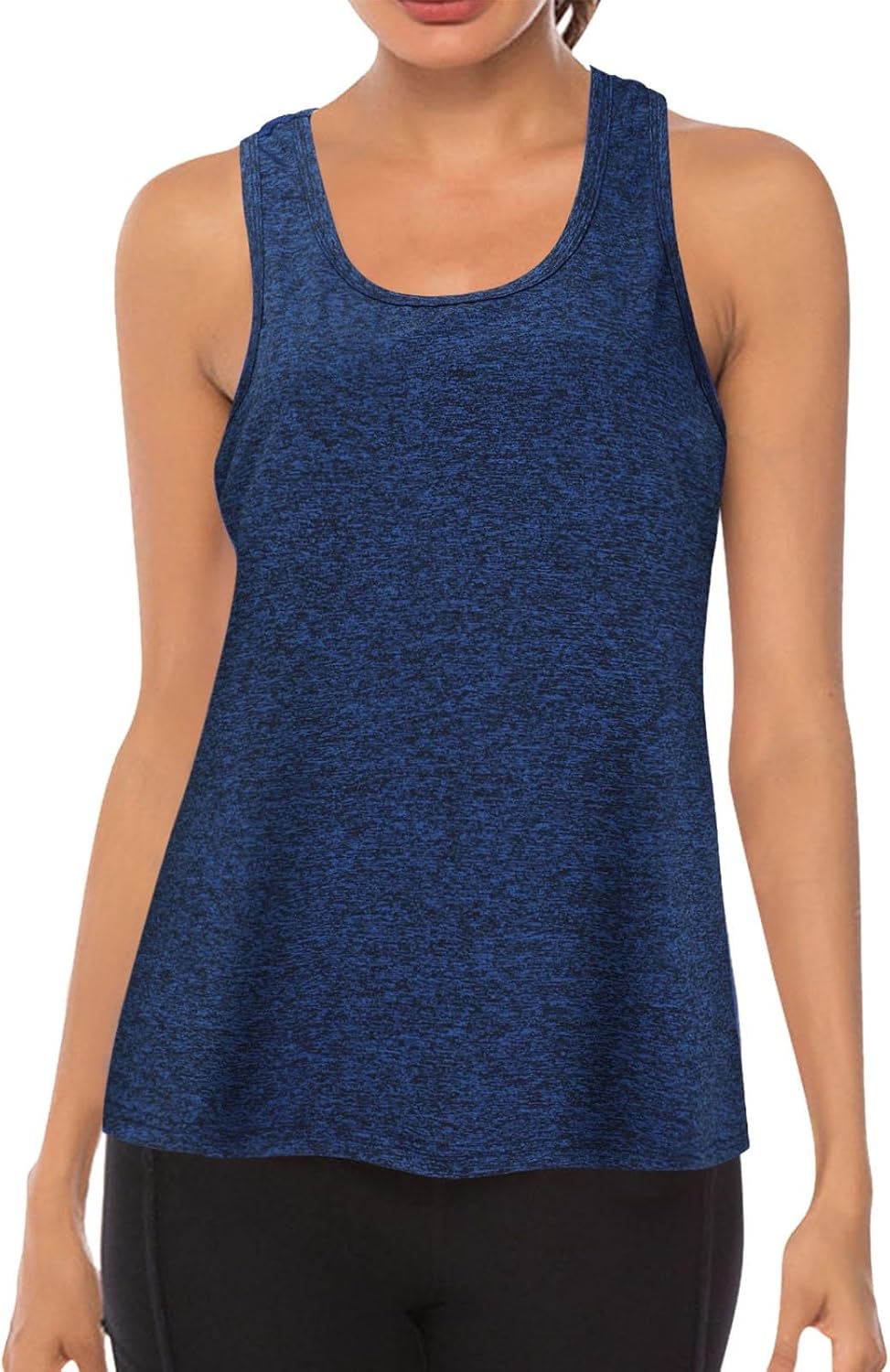 Canotta estiva senza maniche con scollo rotondo da donna, camicia da allenamento stampata, casual, casual, marrone, XL