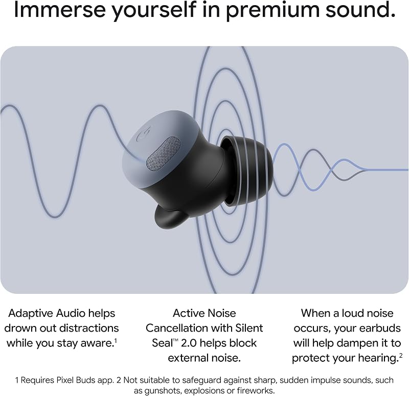 Google Pixel Buds Pro 2 Wireless Fülhallgató ANC Porcelain Bluetooth
