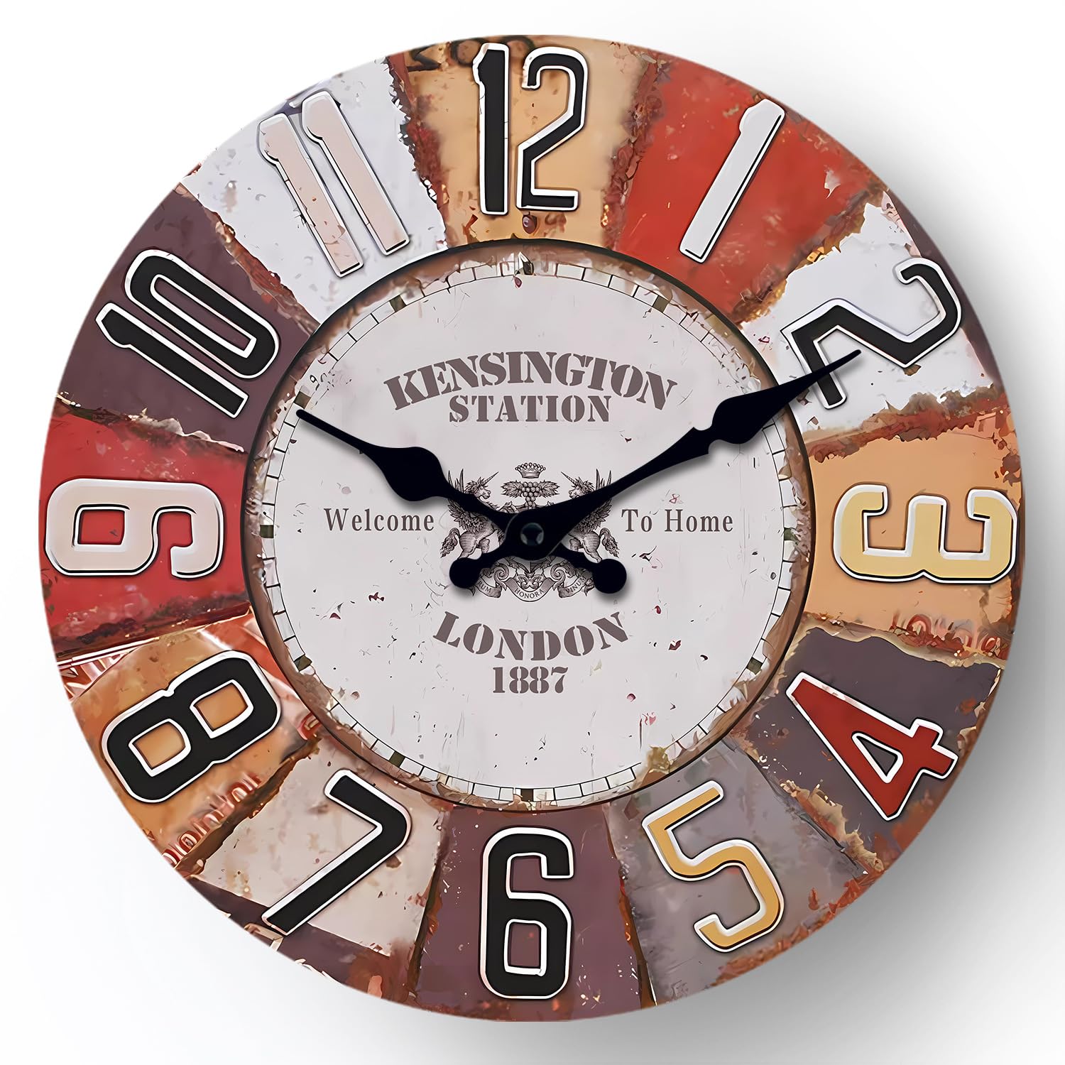 Amazon.com: funsec 12 Inch Wall Clock Vintage Wall Clock