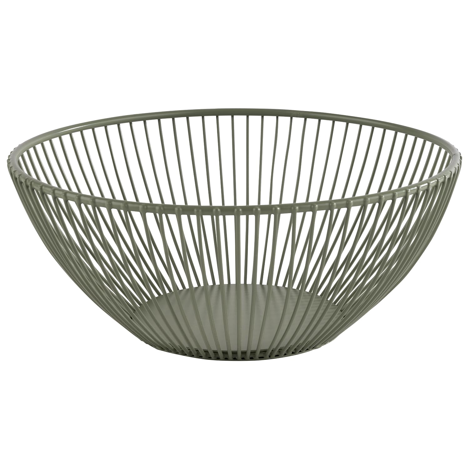 Cesta SVART verde humo Ø 20 cm para servir pan y fruta en tus cenas