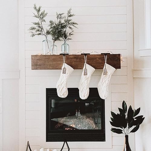 Miniatura 3 de Personalized Stocking Tag, wood tags, Beads avaliable, wooden tags made in the USA