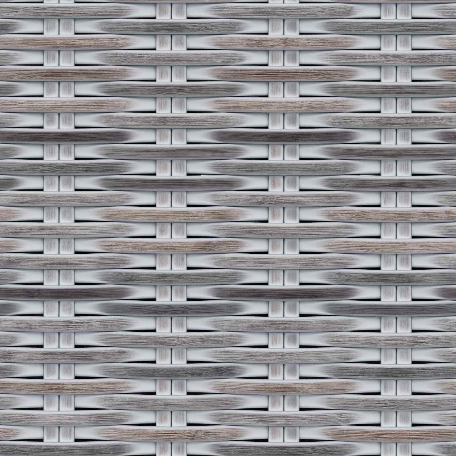vidaXL Panchina con Contenitore Bianco Lavato 110 x 40 x 50 cm Rattan, Panca portaoggetti per Salotto, Sgabello Rettangolare Moderno, Compatto per Ingresso o corridoio
