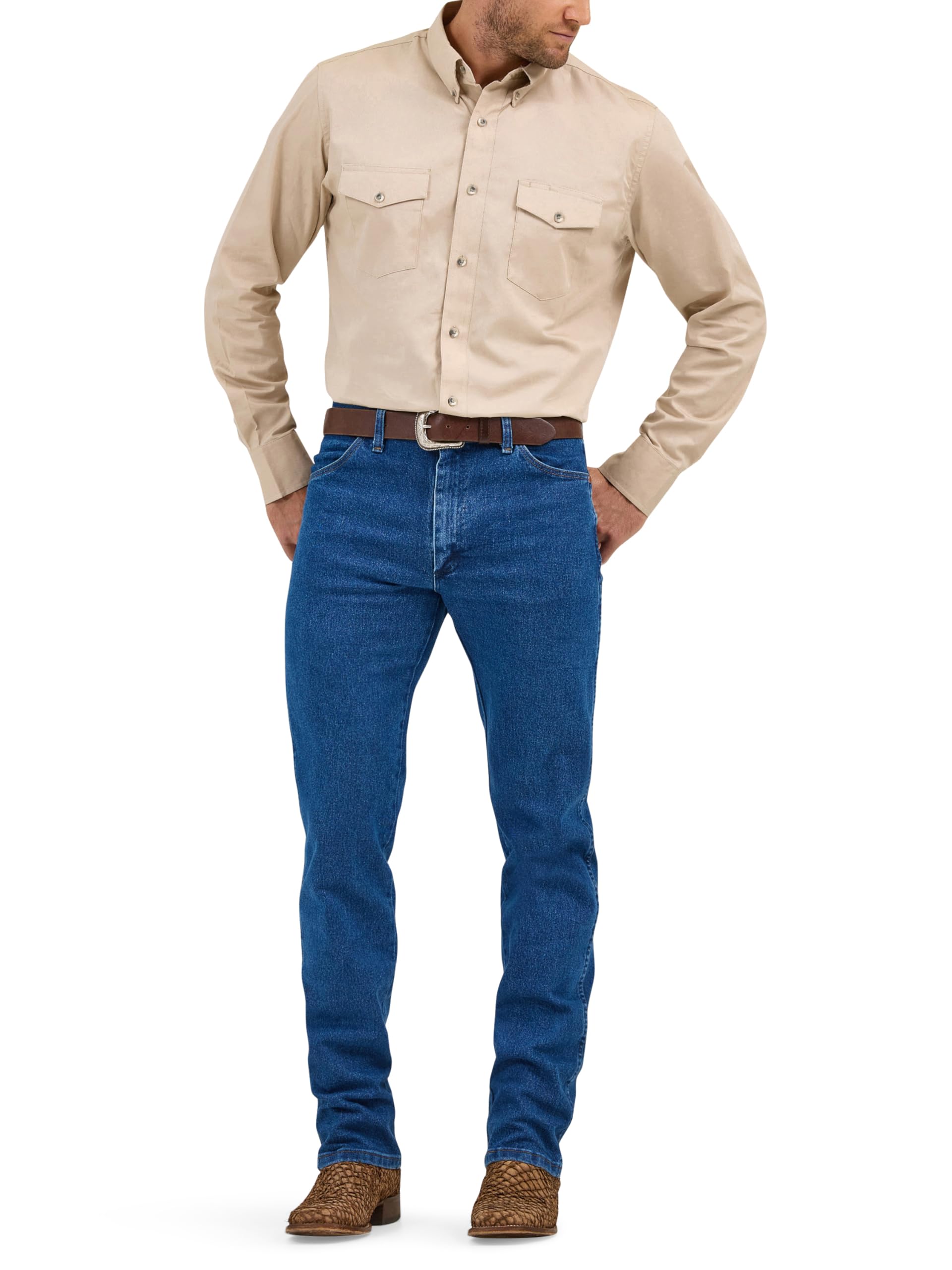 Wrangler Herren Jeans Cowboy Cut Active Flex Original Fit Jean