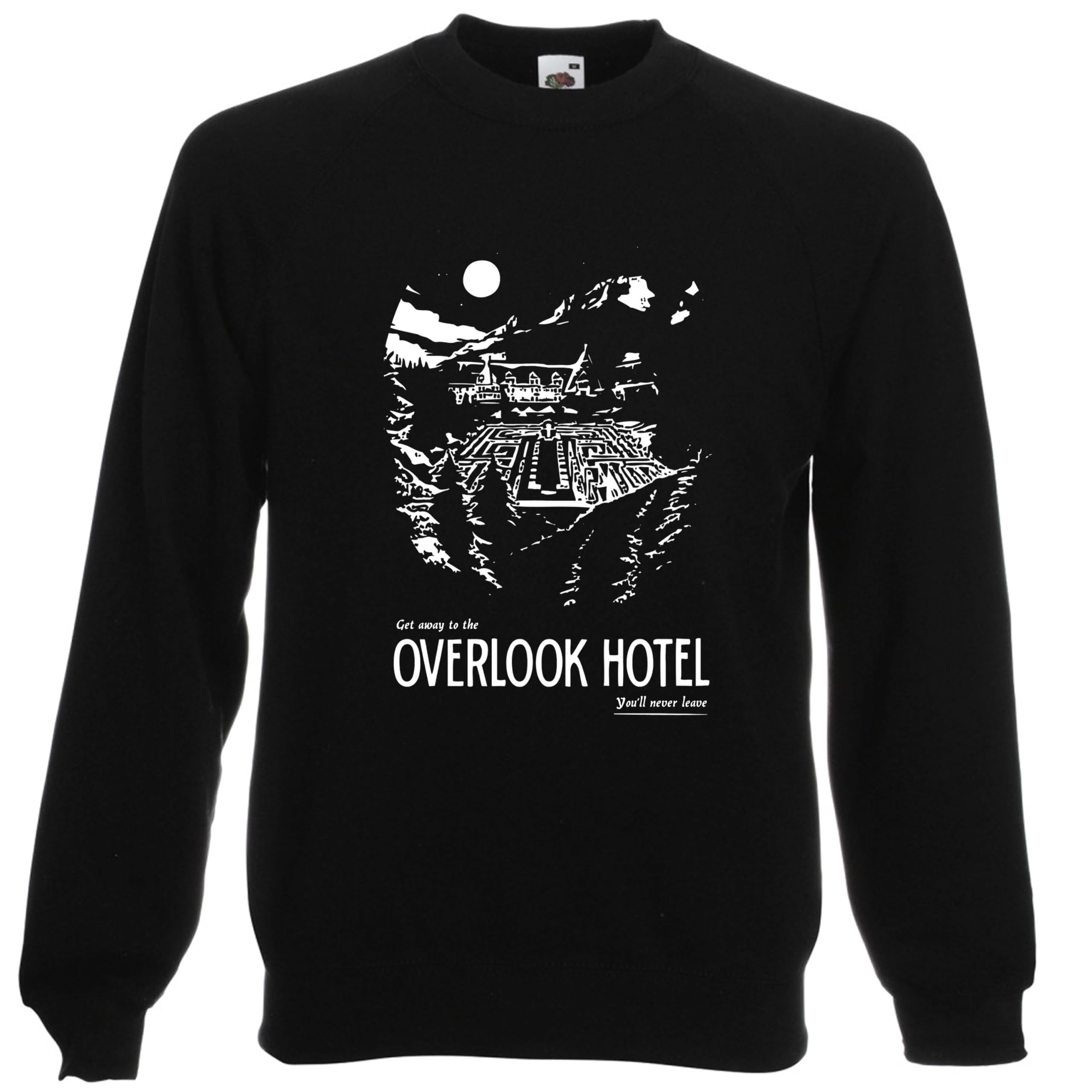 Visit The Overlook Hotel Shining Inspired Sweatshirt (BLACK, 3XL)