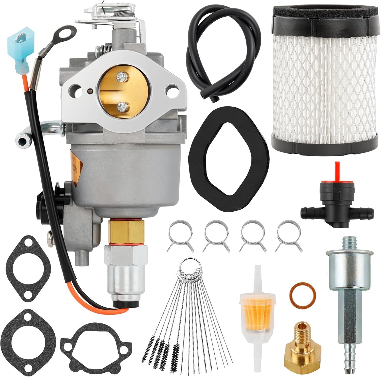 Carburetor Carb Kit Compatible with Onan Cummins Microquiet 4000 Generator 4KYFA26100 4KYFA26100P 4KYFA26100K, Replaces 146-0785 146-0803 A042P619 A041D736, Carb Kit with Air Filter Fuel Pump