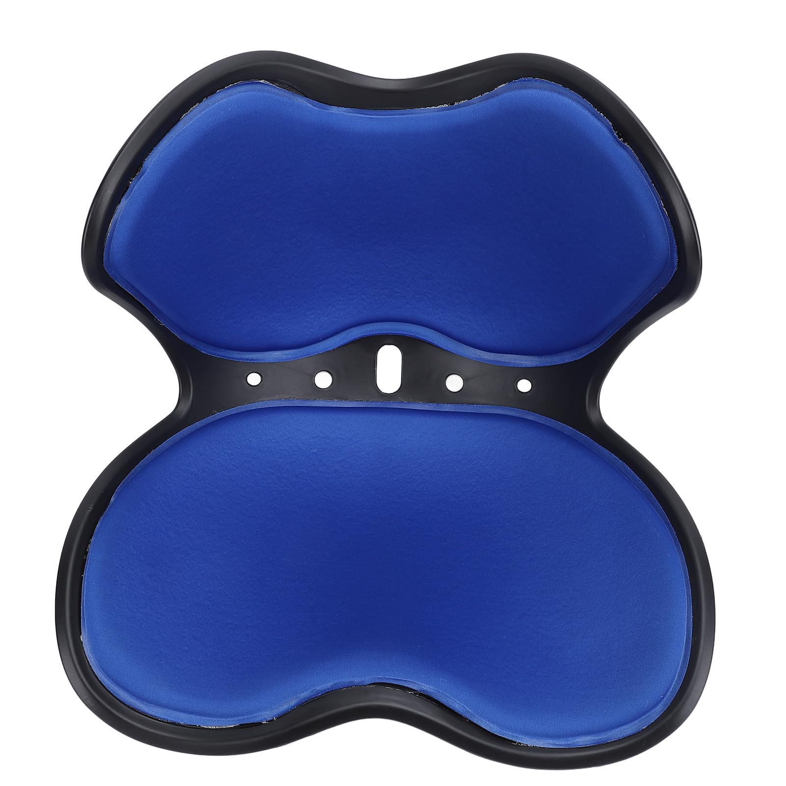 Naroote Soporte Lumbar Ergonómico, Silla de Soporte Lumbar para el Asiento del Piso Forma de Pétalos Multipropósito para Automóvil (Blue)