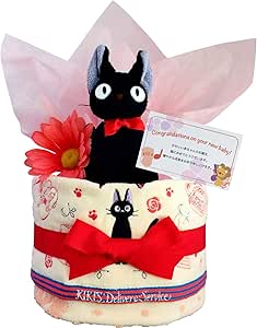 KanonBabys おむつケーキ 女の子 ジジ 出産祝い 1段 Sサイズ 1501