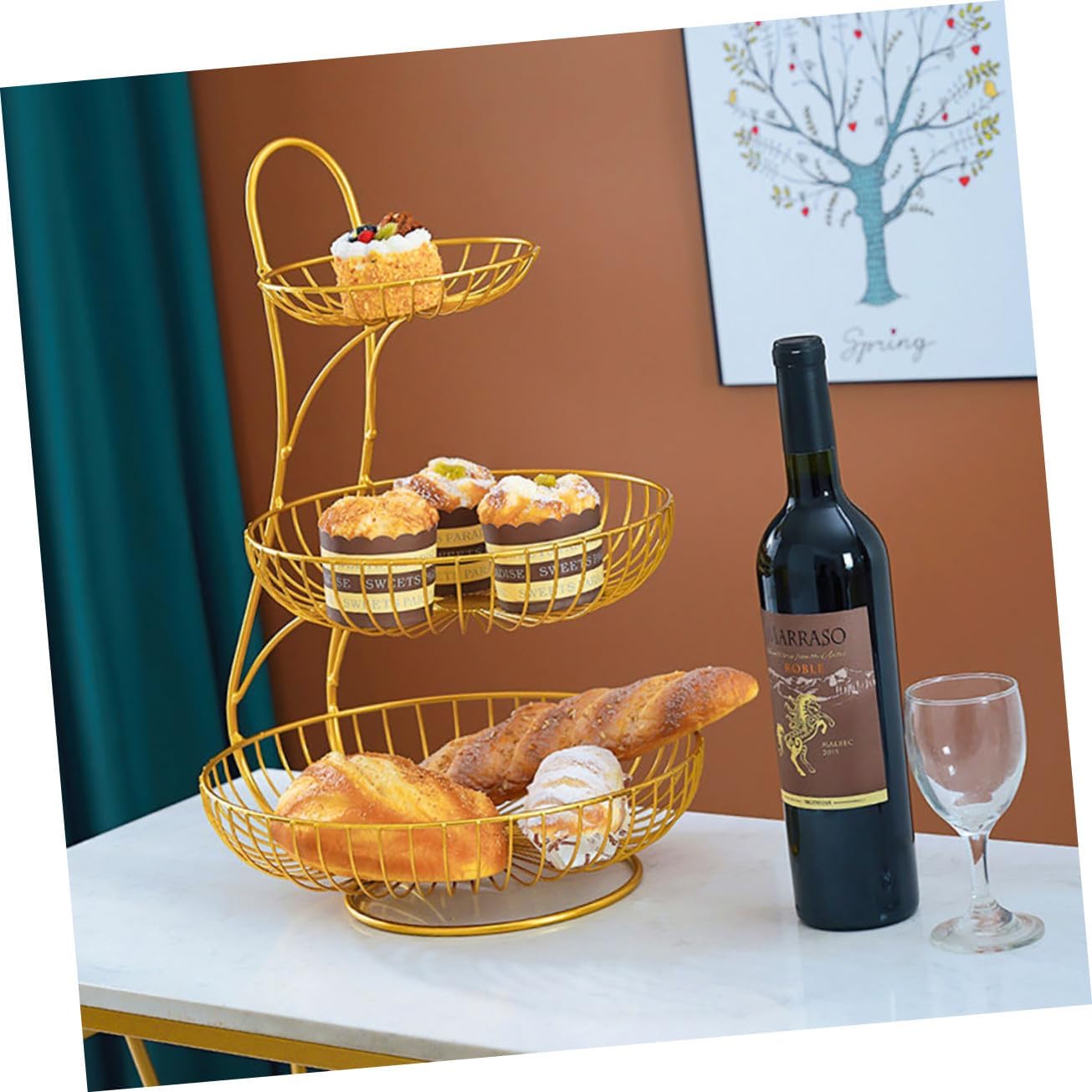 5枚セットビレロイ 深皿 カレー皿 クリスマス 赤 ビレロイ&ボッホ