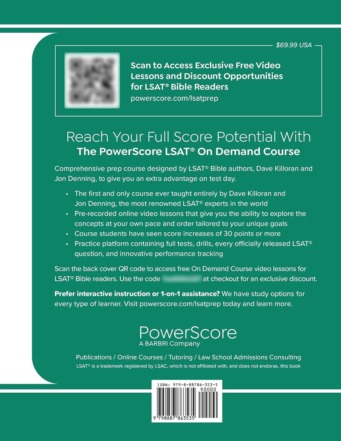 The PowerScore LSAT Logic Games Bible 2024: Self-Study Prep Strategies for the Logic Games Section of the LSAT (LSAT Prep)      2024th Edition