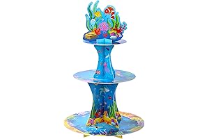 Zopeal Under the Sea 3-Tier Cupcake Stand