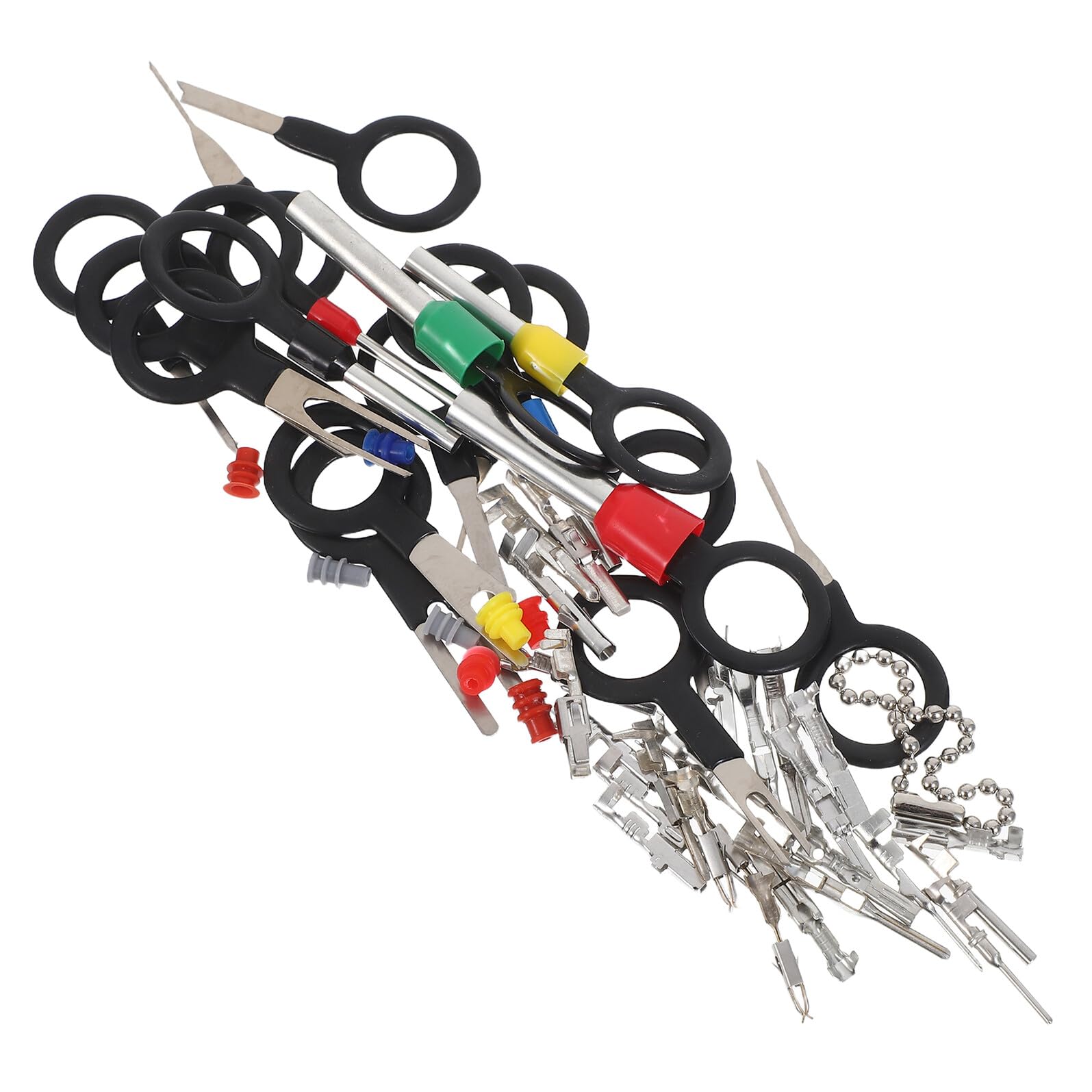 500 Pcs Kit de Connecteurs Électriques Automobiles à Broches Male et Femelle pour Câblage de Véhicules